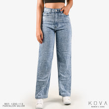 Cargar imagen en el visor de la galería, JEAN STRAIGHT RIGIDO TIRO ALTO 1200-113