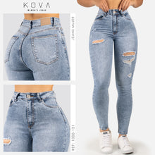 Cargar imagen en el visor de la galería, JEAN SKINNY STRETCH TIRO ALTO 1000-121 A