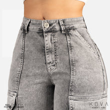 Cargar imagen en el visor de la galería, CARGO PANT SLIM STRAIGHT TIRO ALTO 1200-127