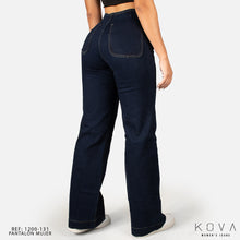 Cargar imagen en el visor de la galería, Jeans Mujer bota recta Tiro Alto 1200-131