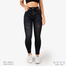 Cargar imagen en el visor de la galería, JEAN SKINNY STRETCH TIRO ALTO 1000-61 L
