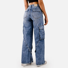 Cargar imagen en el visor de la galería, CARGO PANT RIGIDO TIRO ALTO 1200-95 B