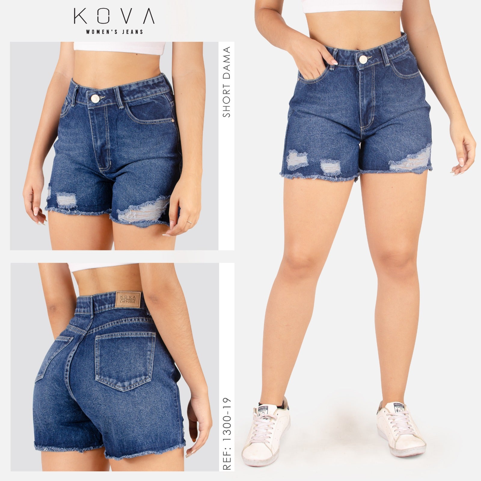 Short Mujer Tiro Alto 1300-191