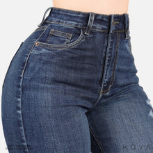 Cargar imagen en el visor de la galería, JEANS MUJER BOTA RECTA TIRO ALTO 1200-146