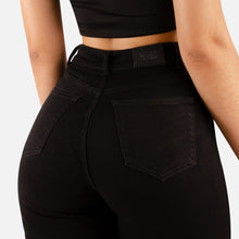 Cargar imagen en el visor de la galería, JEAN SKINNY STRETCH NEGRO TIRO ALTO 1600-07 E