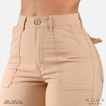 Cargar imagen en el visor de la galería, CARGO PANT SLIM STRAIGHT TIRO ALTO 1200-121