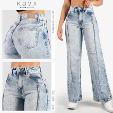 Cargar imagen en el visor de la galería, JEAN STRAIGHT RIGIDO TIRO ALTO 1200-122