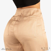 Cargar imagen en el visor de la galería, PANTALON DAMA TEJIDO PLANO LIVIANO DAMA WIDE LEG REF 1200-116