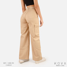Cargar imagen en el visor de la galería, CARGO PANTS CAMEL 1200-90A