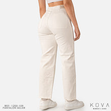 Cargar imagen en el visor de la galería, Jeans Mujer bota recta Tiro Alto 1200-109