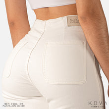 Cargar imagen en el visor de la galería, Jeans Mujer bota recta Tiro Alto 1200-109
