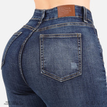 Cargar imagen en el visor de la galería, JEANS MUJER BOTA RECTA TIRO ALTO 1200-146