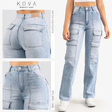 Cargar imagen en el visor de la galería, CARGO PANT RIGIDO TIRO ALTO 1200-125