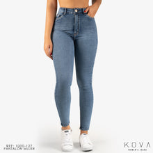 Cargar imagen en el visor de la galería, JEAN SKINNY STRETCH TIRO ALTO 1000-127