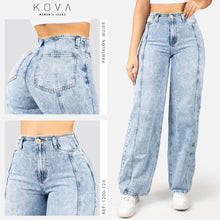 Cargar imagen en el visor de la galería, JEAN STRAIGHT RIGIDO TIRO ALTO 1200-124