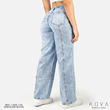 Cargar imagen en el visor de la galería, JEAN STRAIGHT RIGIDO TIRO ALTO 1200-124