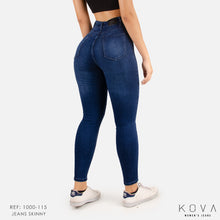 Cargar imagen en el visor de la galería, JEAN SKINNY STRETCH TIRO ALTO 1000-115D
