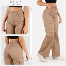 Cargar imagen en el visor de la galería, CARGO PANTS TABACO 1200-89B