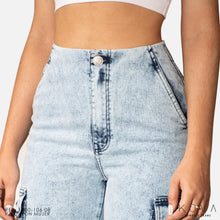 Cargar imagen en el visor de la galería, CARGO PANT RIGIDO TIRO ALTO 1200-106