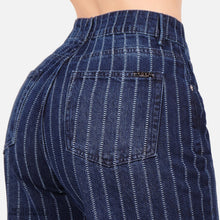 Cargar imagen en el visor de la galería, JEAN Wide Leg TIRO ALTO 1200-136 AZUL