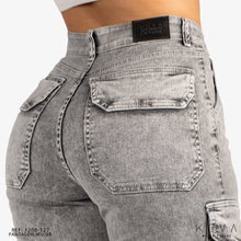 Cargar imagen en el visor de la galería, CARGO PANT SLIM STRAIGHT TIRO ALTO 1200-127