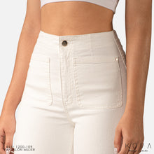 Cargar imagen en el visor de la galería, Jeans Mujer bota recta Tiro Alto 1200-109