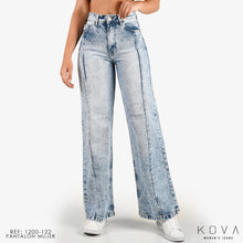 Cargar imagen en el visor de la galería, JEAN STRAIGHT RIGIDO TIRO ALTO 1200-122