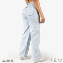 Cargar imagen en el visor de la galería, JEAN STRAIGHT RIGIDO TIRO ALTO 1200-128