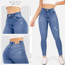 Cargar imagen en el visor de la galería, JEAN SKINNY STRETCH TIRO ALTO 1000-88B