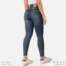 Cargar imagen en el visor de la galería, JEAN SKINNY STRETCH TIRO ALTO 1000-91E