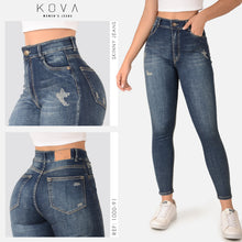 Cargar imagen en el visor de la galería, JEAN SKINNY STRETCH TIRO ALTO 1000-91E