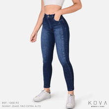 Cargar imagen en el visor de la galería, Jeans Mujer Skinny Tiro Alto 1000-92E