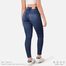 Cargar imagen en el visor de la galería, Jeans Mujer Skinny Tiro Alto 1000-92E