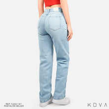 Cargar imagen en el visor de la galería, JEANS  MUJER BOTA RECTA TIRO ALTO 1200-147
