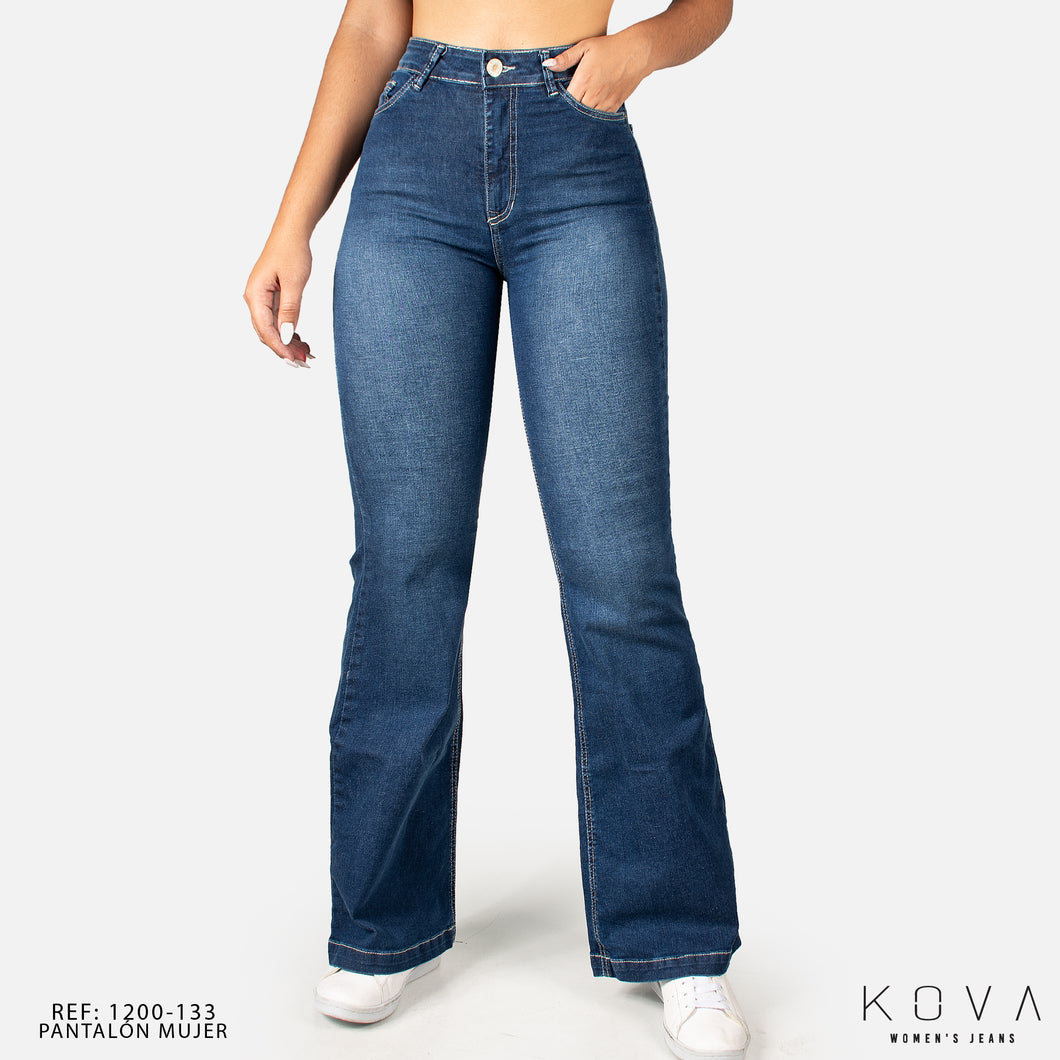 JEAN STRETCH FLARE TIRO ALTO 1200-133