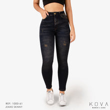 Cargar imagen en el visor de la galería, Jeans Mujer Skinny Tiro Alto 1000-61F
