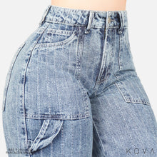 Cargar imagen en el visor de la galería, JEAN  Wide Leg TIRO ALTO 1200-155
