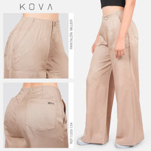 Cargar imagen en el visor de la galería, PANTALON DAMA  TEJIDO PLANO LIVIANO DAMA WIDE LEG REF 1200-134
