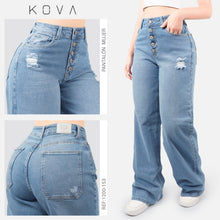 Cargar imagen en el visor de la galería, Pantalón Jean Bota Recta  – REF 1200-153
