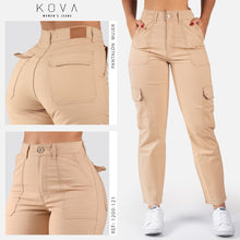 Cargar imagen en el visor de la galería, CARGO PANT SLIM STRAIGHT TIRO ALTO 1200-121
