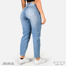 Cargar imagen en el visor de la galería, JEAN MOM FIT RIGIDO TIRO ALTO 1200-138
