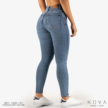 Cargar imagen en el visor de la galería, JEAN SKINNY STRETCH TIRO ALTO 1000-127
