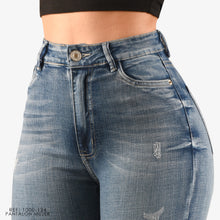 Cargar imagen en el visor de la galería, Jeans Mujer Skinny Tiro Alto 1000-124

