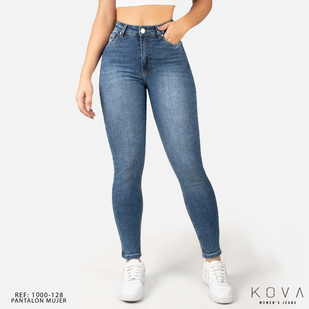 JEAN SKINNY STRETCH TIRO ALTO 1000-128