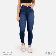 Cargar imagen en el visor de la galería, Jeans Mujer Skinny Tiro Alto 1000-115A
