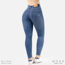 Cargar imagen en el visor de la galería, Jeans Mujer Skinny Tiro Alto 1100-20 B
