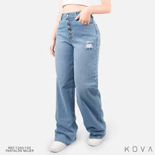 Cargar imagen en el visor de la galería, Pantalón Jean Bota Recta  – REF 1200-153
