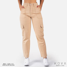 Cargar imagen en el visor de la galería, CARGO PANT SLIM STRAIGHT TIRO ALTO 1200-121
