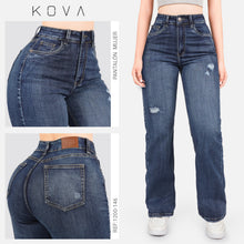 Cargar imagen en el visor de la galería, JEANS  MUJER BOTA RECTA TIRO ALTO 1200-146
