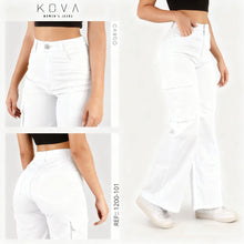 Cargar imagen en el visor de la galería, CARGO PANTS  BLANCO 1200-101

